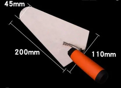 1 шт. измерительный шпатель с квадратной окантовкой с резиновой ручкой для ручных инструментов промышленного класса шпатель для кирпичной кладки