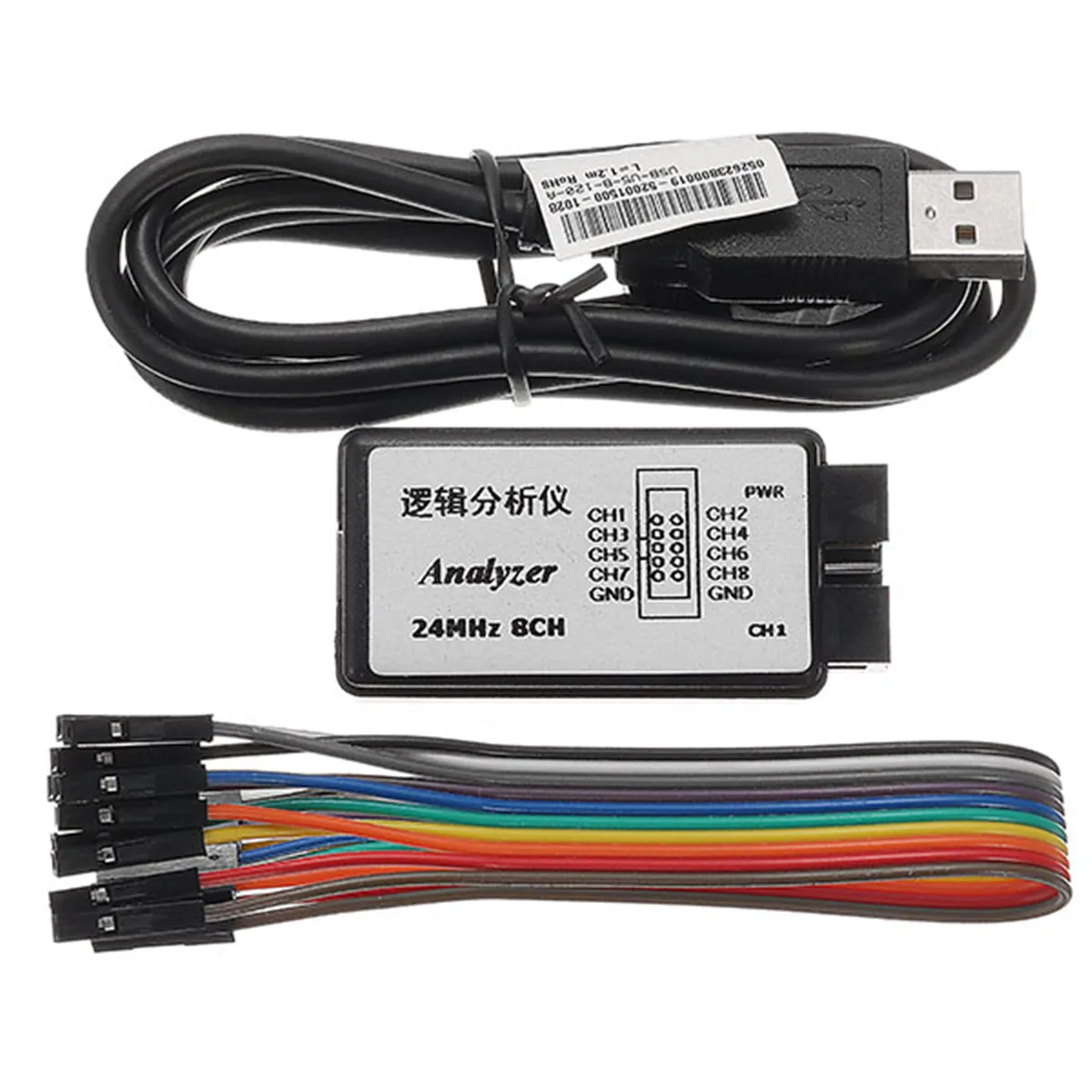 USB логический анализатор 24 МГц 8 каналов микроконтроллер ARM FPGA|Осциллографы| |