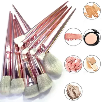 

Luxury Champagne Makeup Brushes Set For Foundation Powder Blush Eyeshadow Concealer Lip Eye Make Up Brush Cosmetics Beauty Tools