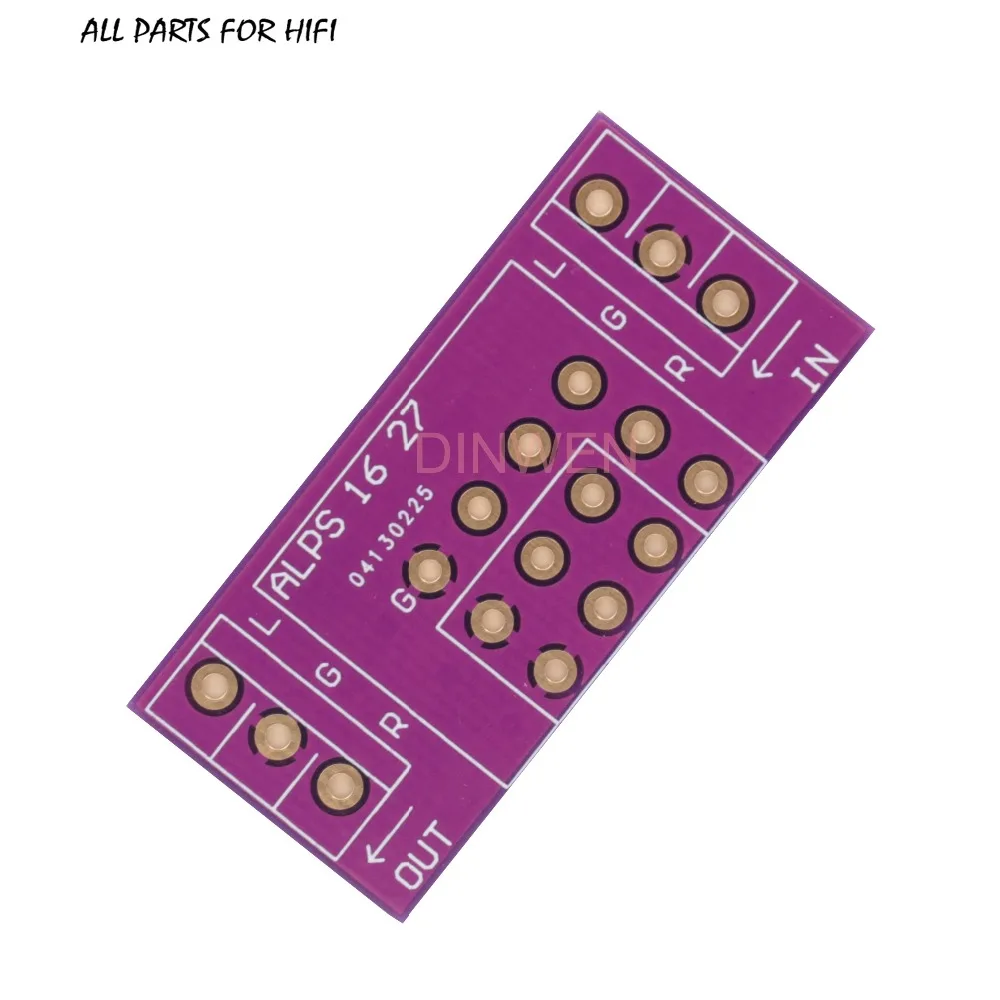 Двухсторонний FR4 адаптер для печатной платы печатная плата для ALPS RK16 RK27 объемные потенциометры Hifi аудио DIY 1 шт