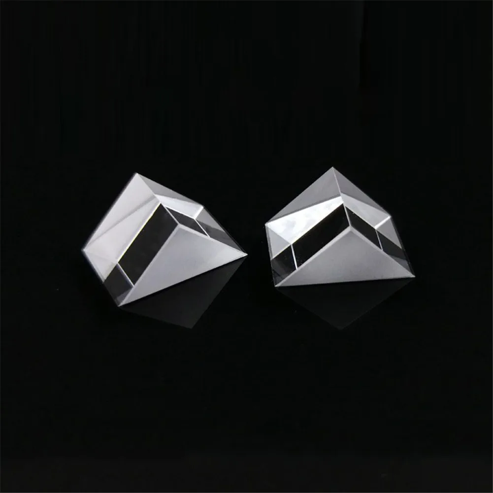 Lente de Vidro Óptico Triangular Isósceles Prismas