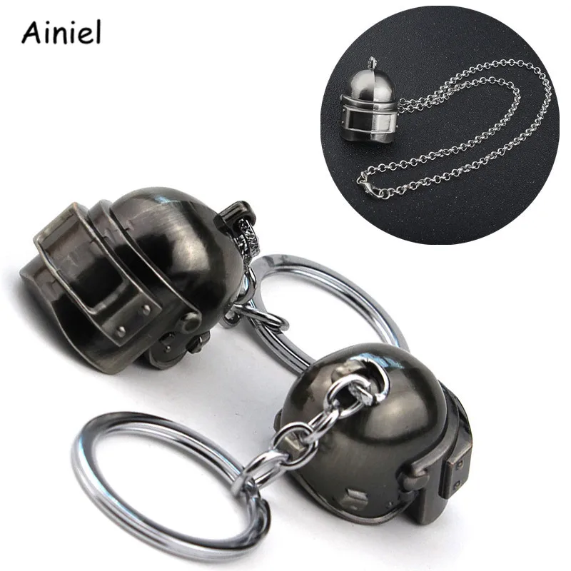 

Game Player Unknown's Battlegrounds Cosplay Costumes Key Chain Special Forces Helmet Armor Model Necklace Keychain Jewelry PUBG