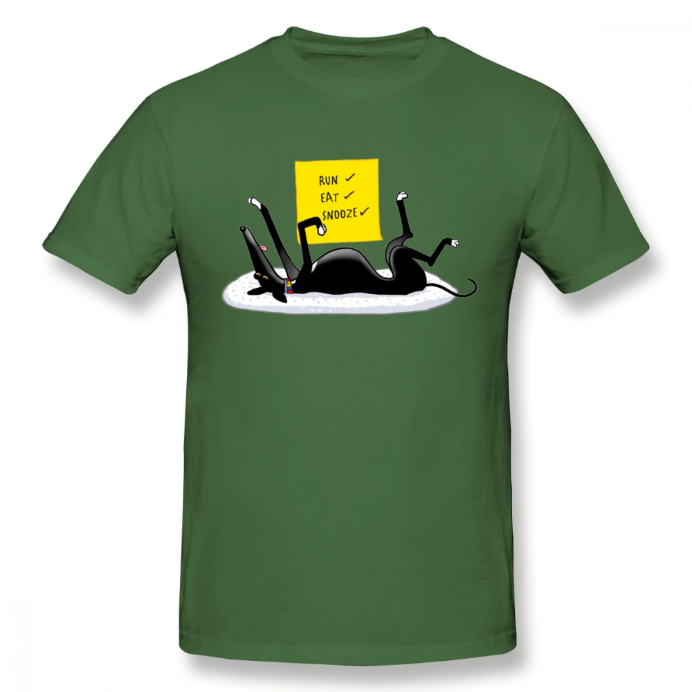Милая футболка для домашних животных с изображением собаки грейхаунда, Мужская футболка, Новое поступление, модный дизайн, Мужская футболка - Цвет: Армейский зеленый