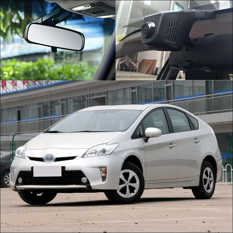 Видеорегистратор BigBigRoad для Toyota Prius wifi FHD 1080P датчик движения|dash cam|car black boxblack box |
