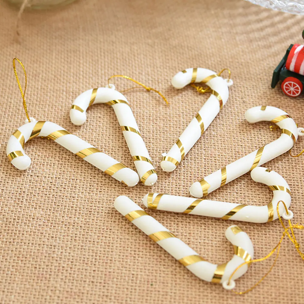 

10pcs/set Xmas Tree Candy Cane Hanging Ornament Christmas Home Party Decoration
