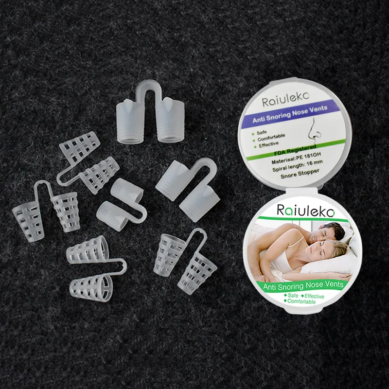 Anti-Snoring Device Breathe Freely Sleep Aid Nasal Dilators Comfortable Boxed Silicone Nose Clip Relieving Snoring And Apnea