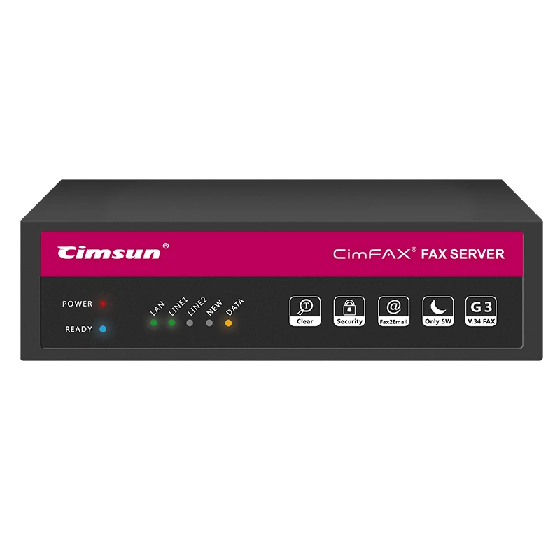 CimFAX T5 Факс Сервер/Отправка факса с ПК/Высокоскоростная отправка с 2 линиями телефона/Для крупных компаний/Управление факсами в ПК/Электронная печать/Для 200 пользователей