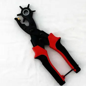 

Leather Belt Hole Punch Plier 6 Size Head revolves for DIY Hand Made ,Best Quality Hole Pliers for Belts, Crafts, Plastic Rubber