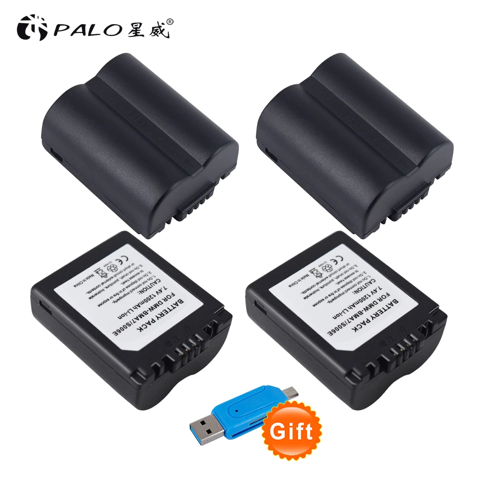 4Pcs Cga-S006 Cgr Cga S006E S006 S006A Dmw-Bma7 Dmw Bma7 Batteria Per Panasonic Dmc Fz7 Fz8 Fz18 Fz28 Fz30 Fz35 Fz38 Fz50 Slr