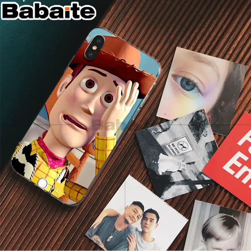 Babaite لعبة قصة وودي جديد متعة غطاء إطار هاتف محمول ل أبل فون 8 7 6 6 ثانية زائد X XS ماكس 5 5 ثانية SE XR المحمول غطاء