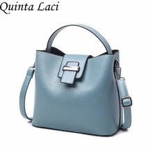Quinta Laci Frauen tasche 2017 Neue Sommermode Schulter Taschen Europen und Amerikanischen Stil Pu-leder Solide Zipper Frauen handtaschen