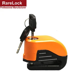 

Rarelock 3 Color Steel Antitheft Bicycle Mountain Vehicle Motorcycle Locks Disc Brake Lock With Alarm Function a