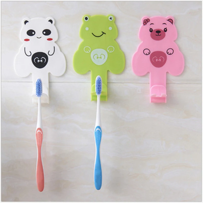 Children Cartoon Style Toothbrush Holder Baby Girls Boys Soft Cleaning