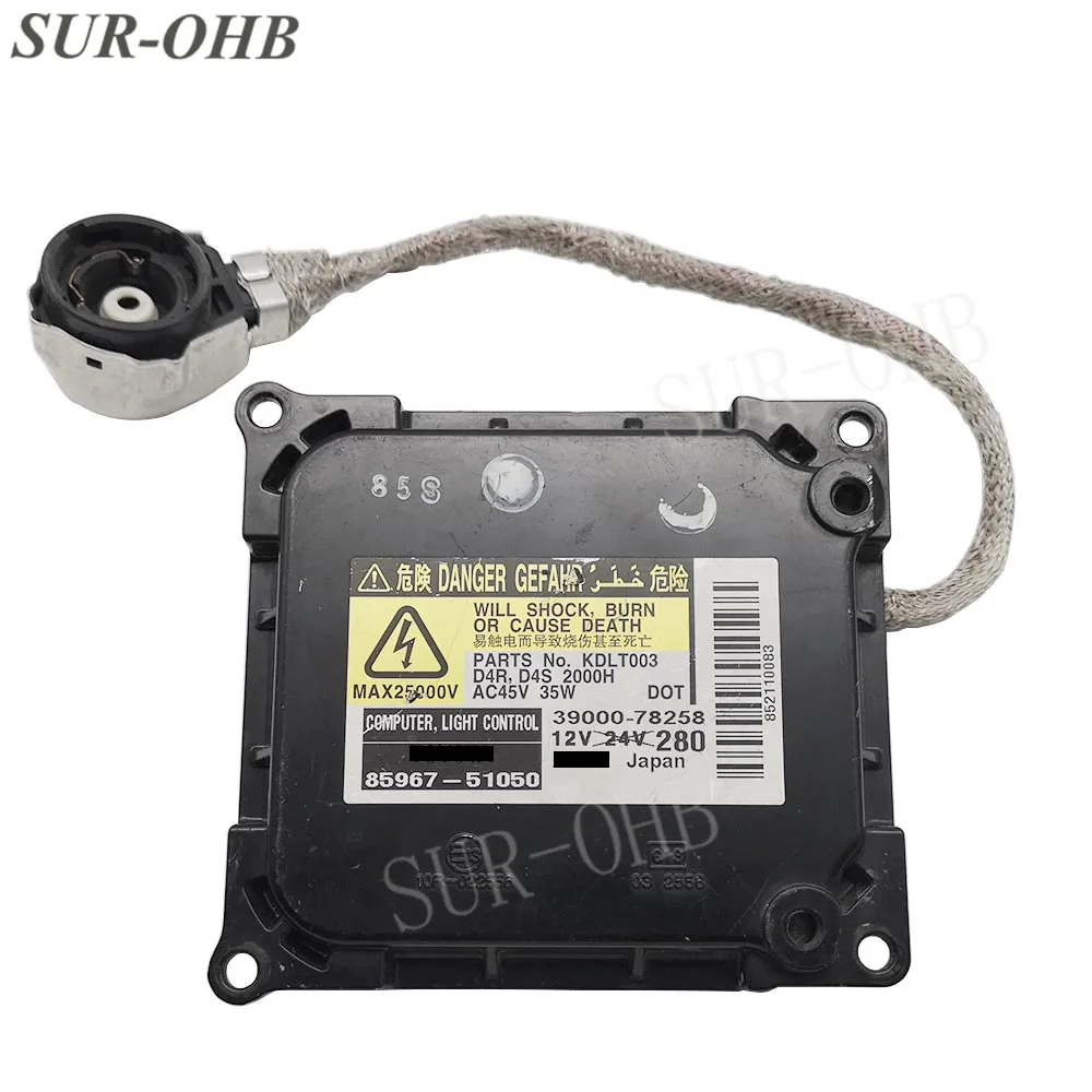 Оригинал GS450 85967-51050 HID Xenon DDLT003 85967-52020 D4S фара KDLT003 балласт 39000-78258 для Avensis V40 ES350 RX350 |