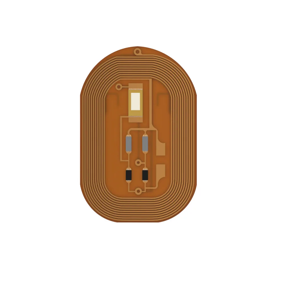 Смарт наклейка для ногтей с NFC блокировкой Рождественский 3D дизайн N2F частный