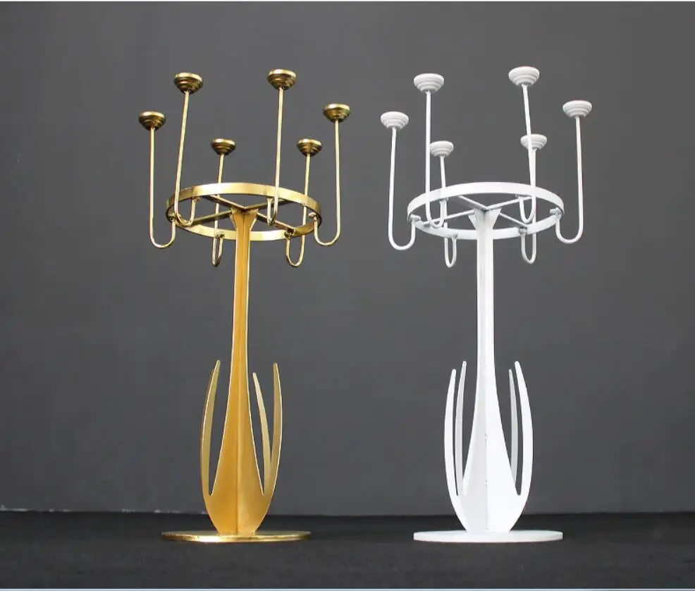 

80cm high Wholesale High Quality candelabra Candlestick Candle Holder for table Wedding Centerpiece