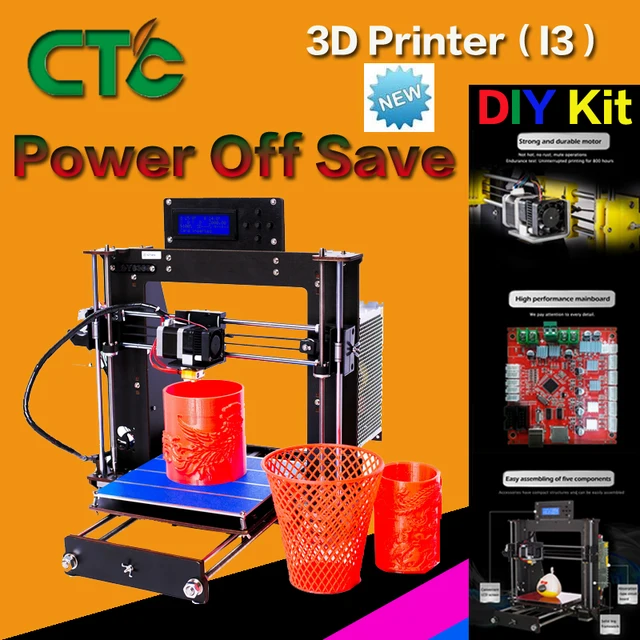 Best Price CTC XY100 machine 3D Printer High Precision LCD Screen Extruder Printers education children DIY Kit Best Price CTC XY100 machine 3D Printer High Precision LCD Screen Extruder Printers education children DIY Kit