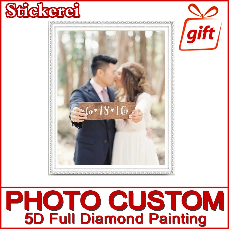 

Diamond Painting photo Custom 5d diy Diamond Painting Custom Make Your Own Picture Full Square Diamond Rhinestone Embroidery