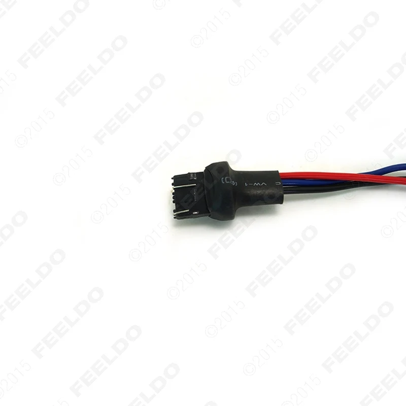 Светодиодная лампа FEELDO DC12V T20 7443 предупреждающая монитор нагрузки внешняя ошибка