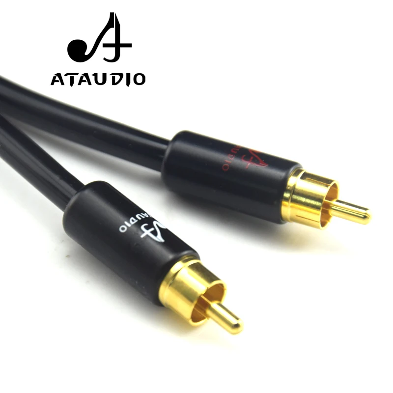 Аудиокабель ATAUDIO Hi Fi 6 35 мм 2RCA стерео 5 мм|audio cable|2rca cable2rca 2rca |