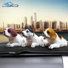 Забавная милая игрушка в виде машинки для собак, качающая головой, имитация кивания, качающаяся собака для украшения автомобиля, предметы интерьера, автомобильные аксессуары