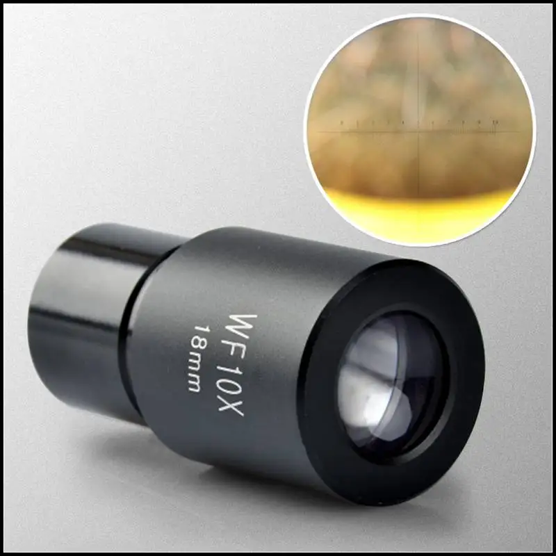 Free Shipping Wide Field 10X Biological Microscope Optical Lens