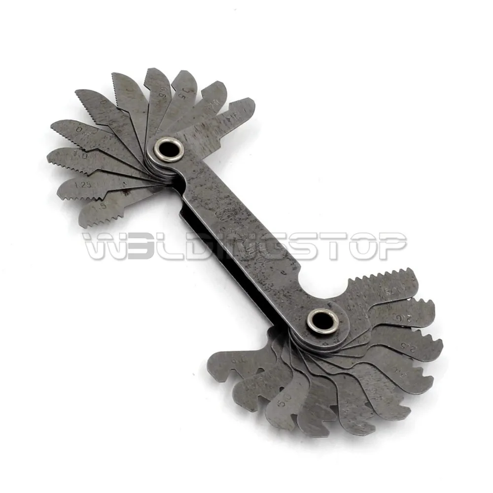 

Screw pitch gage 60 degree Stainless Steel Metric Thread gauge