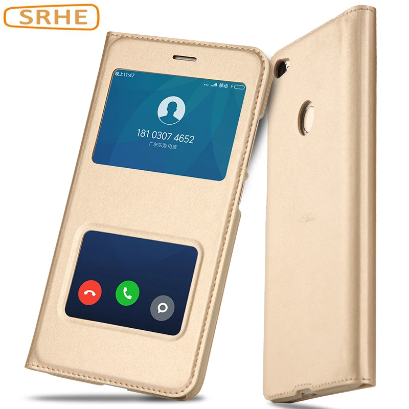 Xiaomi Redmi Note 5A Case Flip Luxury Leather Cover For 5 Redmi5 Plus Pro Prime Open Window | Мобильные телефоны и