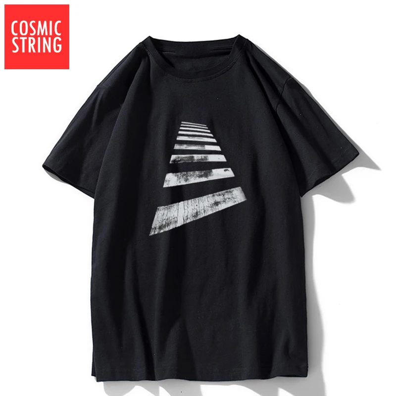 

COSMIC STRING 100% cotton funny print cool men T shirt short sleeve tshirt mens o-neck t-shirt male summer tops tee shirts