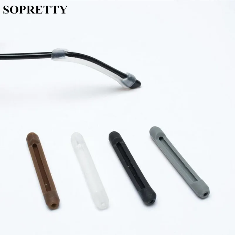 

1 pair Non-Slip Glasses Ear Hooks , Sunglasses Slip Sets , Glasses Leg Anti Slip Silicone Ear Hook, Temple Tip Holder (N02)
