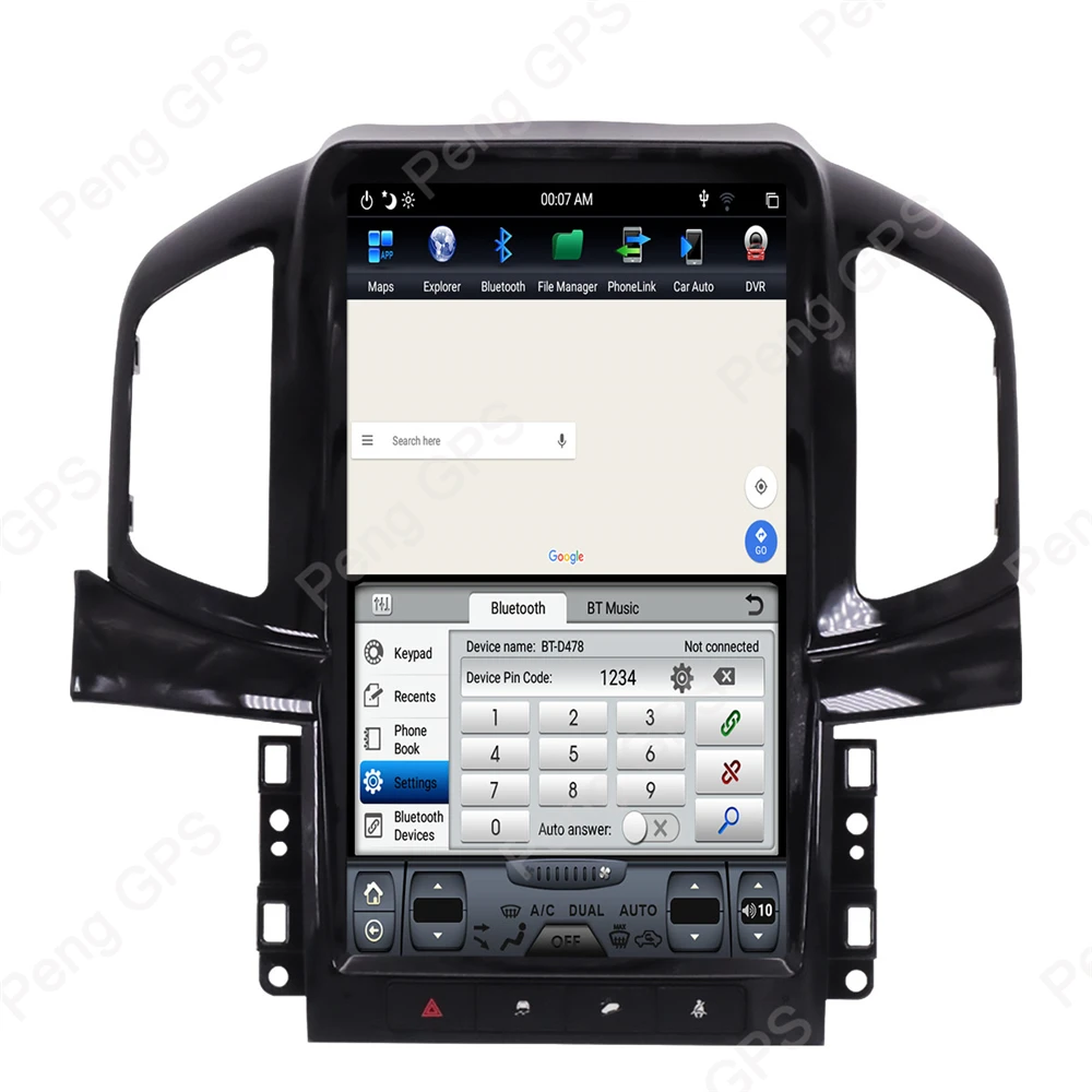 Cheap 4+64G Vertical Screen Android 8.1 Sant Navigation Car Stereo for Chevrolet Captiva 2012-2017 Fast Boot 6 Core 1920*1080 Headunit 3