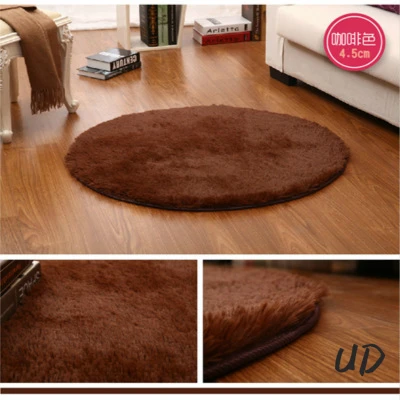 

2017 New Circle Yoga Cushion Mat Solid Computer Cushions Rugs And Round Carpets For Living Room Lovely Bed Rug 60-160cm