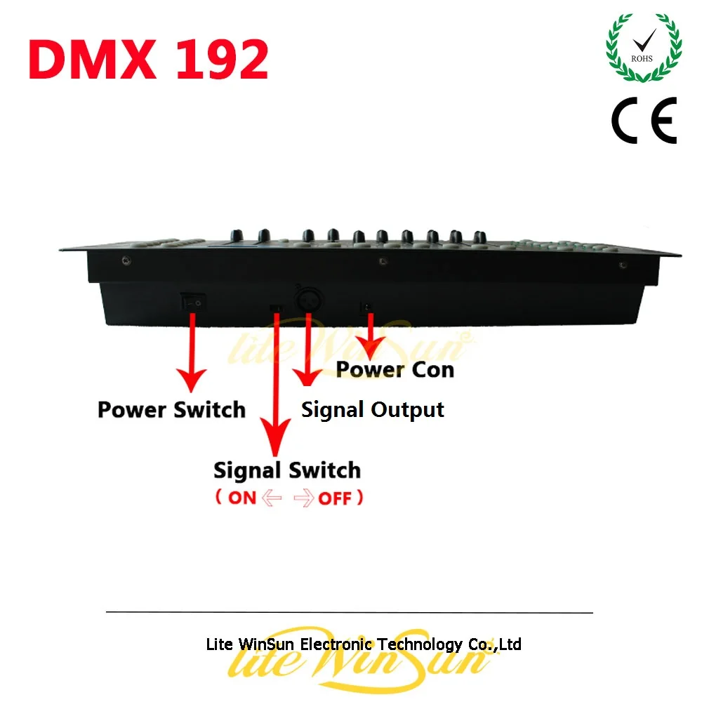 Litewinsune DMX 192 мини консольный 512 Стандер для вечеринок шоу| |