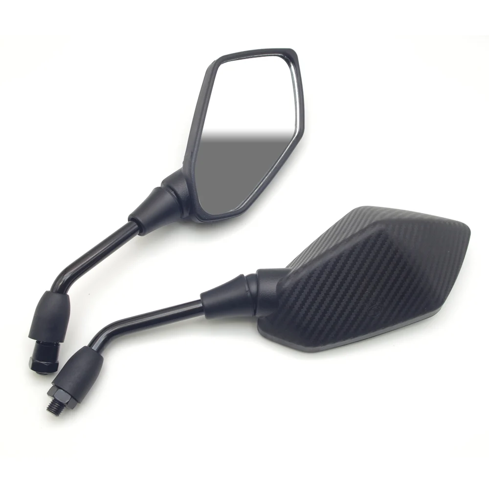 

Carbon Fibre Pattern Universal 10mm Motocycle Mirror Moto Rearview Side Mirror FOR BMW F800GS G650GS HP4 R1200GS S1000R F700GS