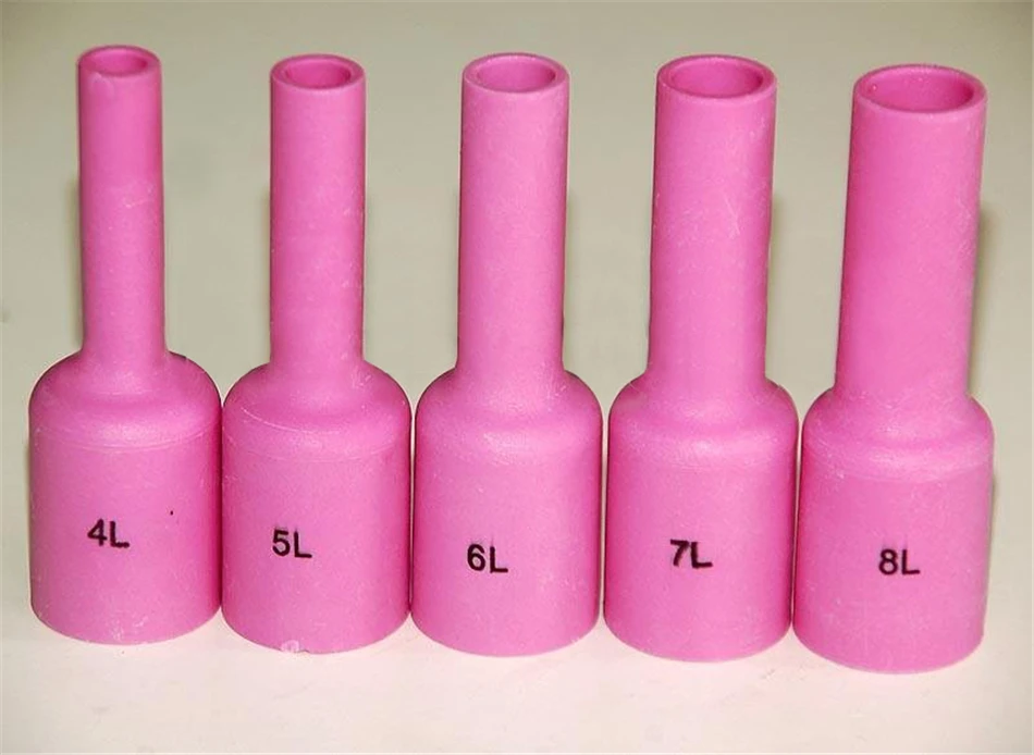 

TIG Comsumables KIT Alumina GAS Lens Nozzle Fit TIG Welding Torch PTA DB SR WP 17 18 26 Series 5PK