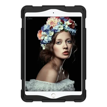

For iPad mini 1 2 3 Rugged Armor Tablet Case Cover Kids Baby Safe Hybrid Shockproof Heavy Duty Silicone+PC Hard Case w/Kickstand