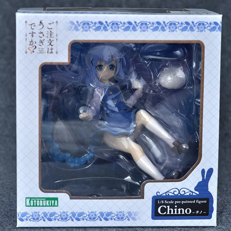 Аниме Gochuumon Wa Usagi Desu Ka ПВХ фигурка модель игрушки Kawaii кролик девушка куклы Brinquedos