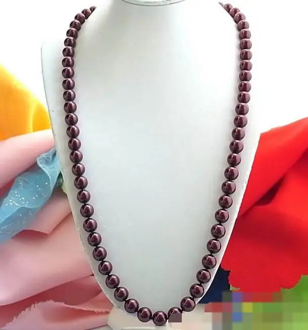 

song voge gem nanJ2294 GRAPE PURPLE SOUTH SEA PEARL NECKL NECKLACE