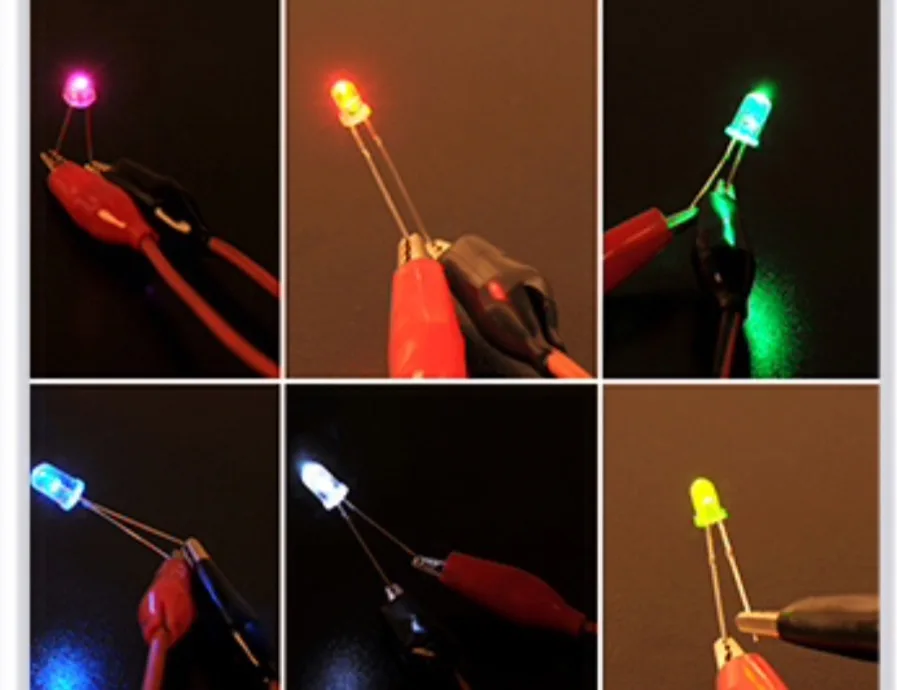 LED2 2mm Mixed color Mini LEDs Free Resistors