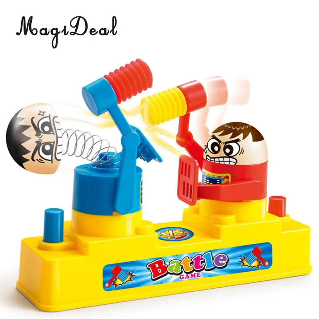 

MagiDeal Funny Kids Double Plastic Battle Board Game Toy - Hammering & Hiding Game for Party entertainment Game Kid Novelty Gift