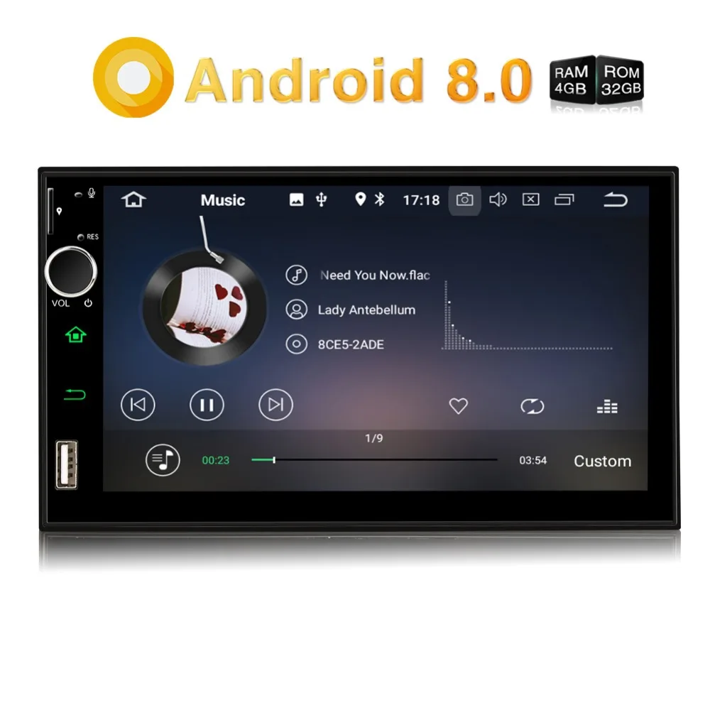 Pumpkin 2 Din 7 'ƊG + 32G Android 8 0 Универсальное автомобильное радио аудио без dvd плеера GPS