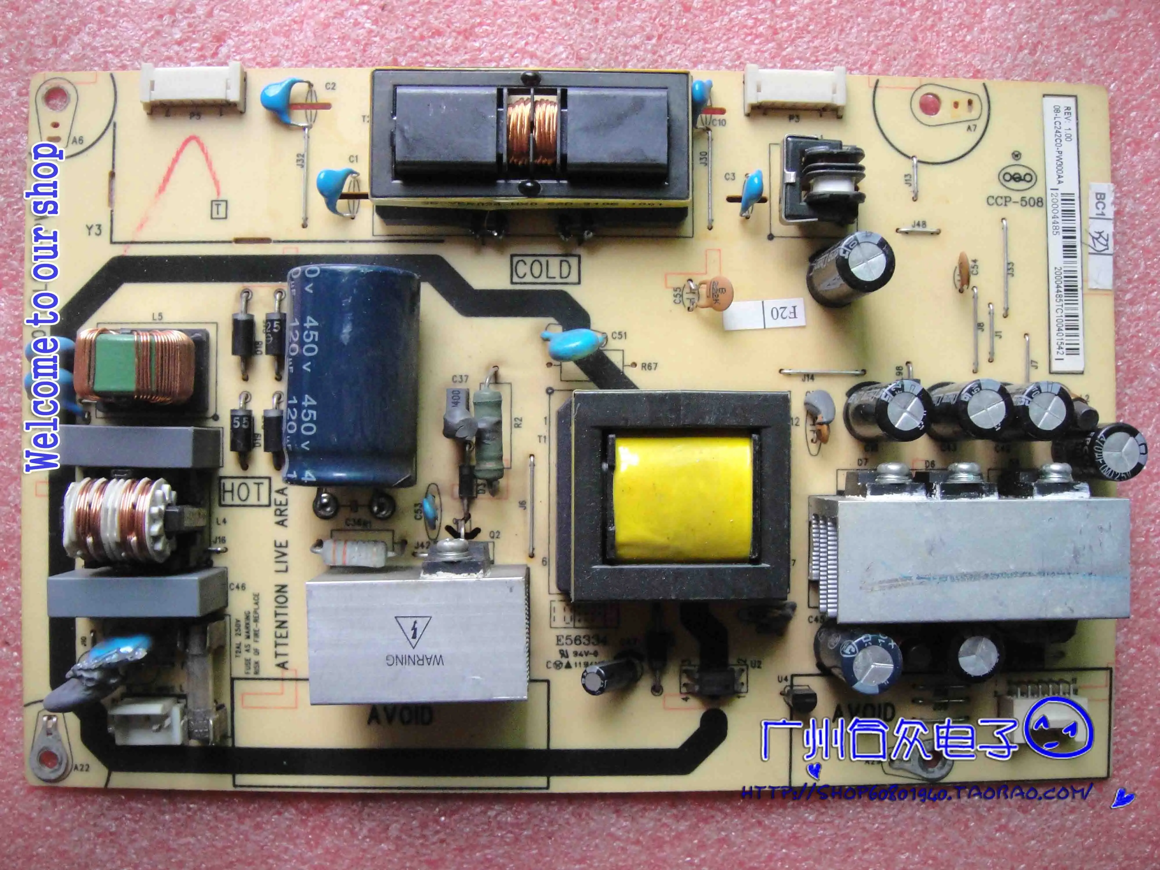 L24F11 LCD TV Power Board 40 LPL24C PWF1XG 08 LC242C0 PW200AAin PC