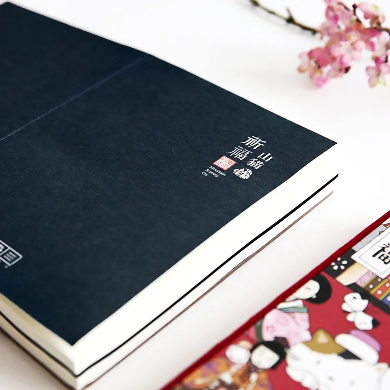Блокнот EZONE в японском стиле с принтом Kawaii Japan Cat, блокнот с сеткой/пустой/черной картой/матричной матрицей, блокнот для записей, канцелярские принадлежности для студентов