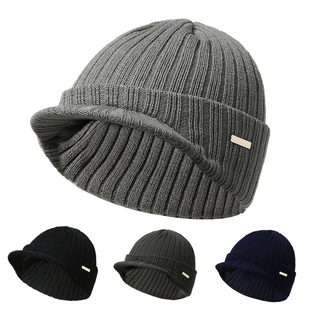 

Hot Autumn Winter Knitted Hat Warm Beanie Outdoor Casual Cap for Men Women MSK66