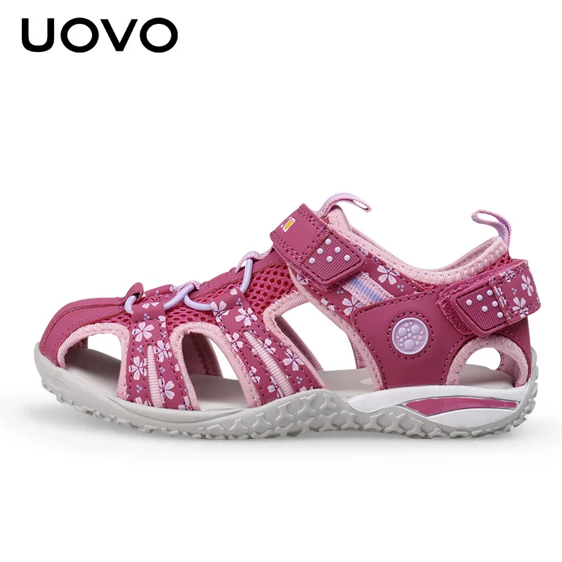 UOVO/Детские сандалии г.; сандалии для маленьких девочек; летняя детская обувь; европейские размеры 26-36