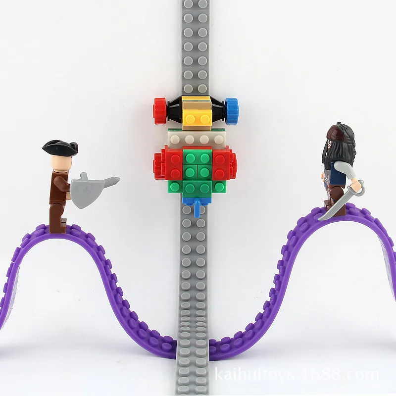 

Flexible Block Tape forLego Bricks Self Adhesive Baseplate Strips Educational for Kids Non-toxic Cuttable Reusable