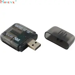 Mosunx Заводская Цена USB 2.0 Флэш-Устройство Чтения Карт Памяти Все в Одном SD/SDHC Micro-SD/TF MS Duo M2 0216 Перевозка Груза Падения