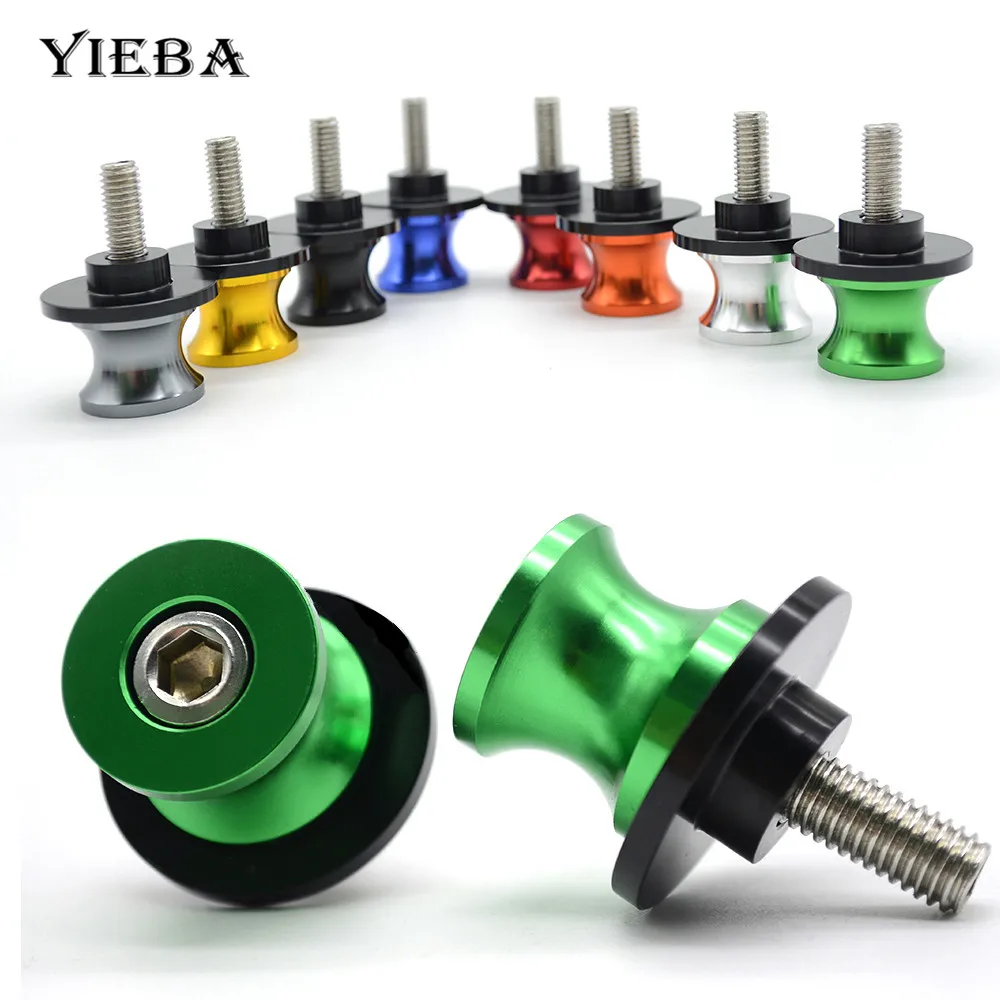 FOR KAWASAKI Z250 Z800 Z1000 z750 ninja250 300 z900 Motorcycle Accessories Swing Arm Slider Coils 8/10mm CNC Motor Support Screw