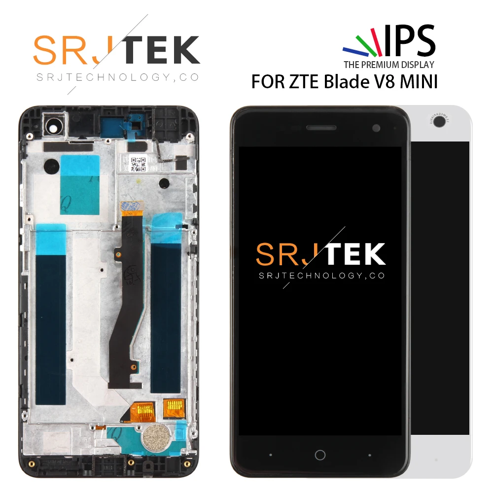 

SRJTEK 5.0 Screen For ZTE Blade V8 mini LCD Display Touch V8 Mini LCD Matrix Screen Digitizer Glass Sensor BV0850 Assembly Frame