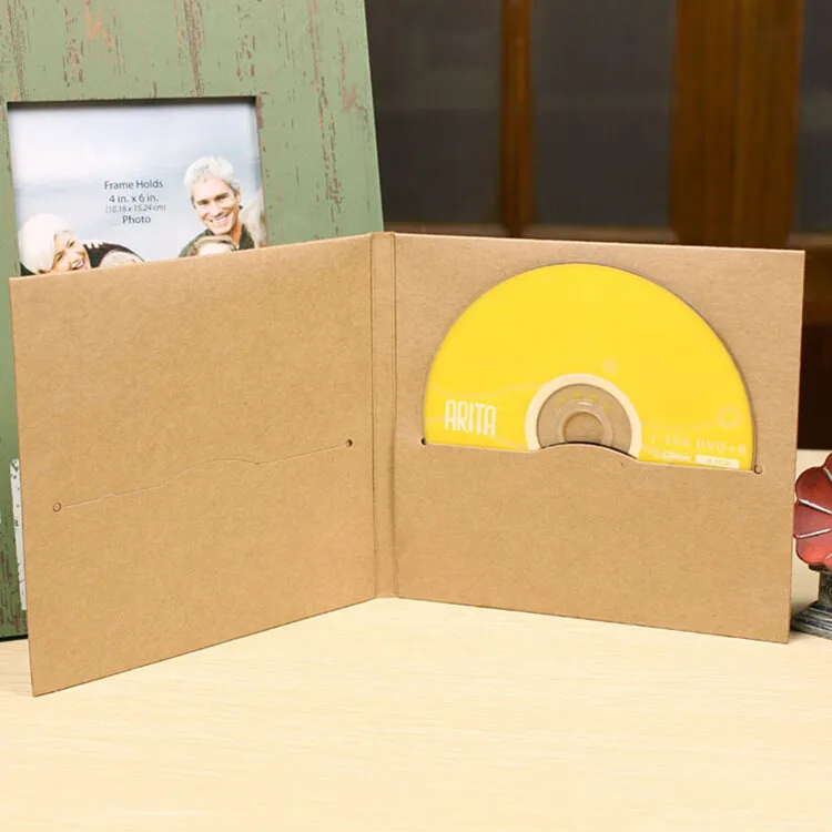 13 5 14 5cm kraft paper cd sleeve party dvd packaging cd cd case paper